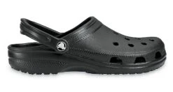 Crocs Mens Classic Cayman Clogs Black New Sizing For 2022 Size 7 8 9 10 11 12 -Shoes Sale Store 001