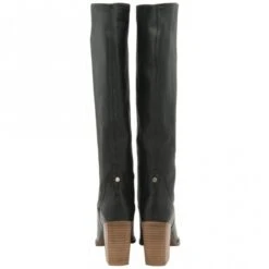 Black Leather Lumsden Heeled Knee High Boots | Ravel -Shoes Sale Store black leather lumsden heeled knee high boots ravel p1151 6713 medium