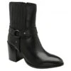 Black Leather Ohey Zip-Up Mid-Calf Boots | Ravel -Shoes Sale Store black leather ohey zip up mid calf boots ravel p1711 10218 medium