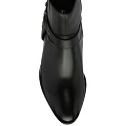 Black Leather Ohey Zip-Up Mid-Calf Boots | Ravel -Shoes Sale Store black leather ohey zip up mid calf boots ravel p1711 10221 medium