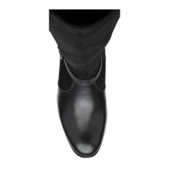 Black Leather & Suede Mary Knee High Boots | Ravel 9 Black Leather & Suede Mary Knee High Boots | Ravel -Shoes Sale Store black leather suede mary knee high boots ravel p1419 9087 medium