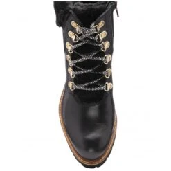 Black Pinar Leather Lace-Up Ankle Boots | Ravel -Shoes Sale Store black pinar leather lace up ankle boots ravel p1318 9072 medium