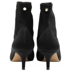 Black Satin Madruga Pointed-Toe Sock Boots | Ravel -Shoes Sale Store black satin madruga pointed toe sock boots ravel p1705 10168 medium