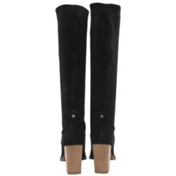 Black Suede Lumsden Heeled Knee High Boots | Ravel -Shoes Sale Store black suede lumsden heeled knee high boots ravel p1549 9510 medium