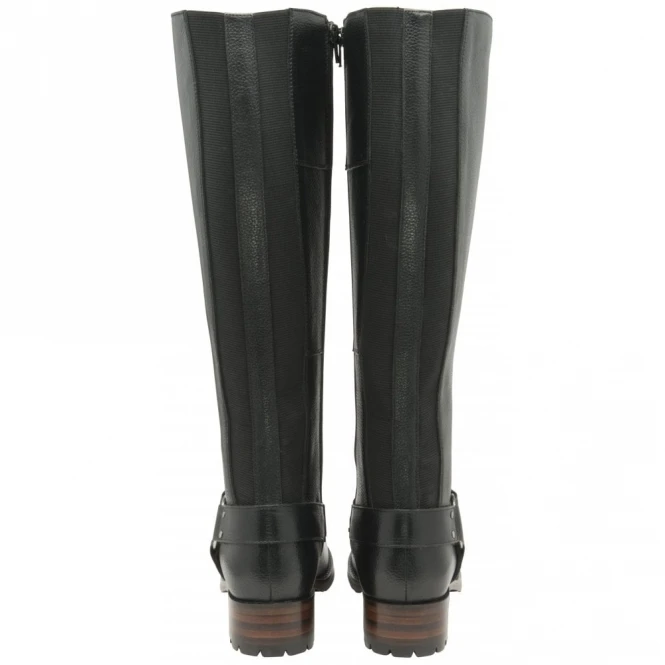 Black Willowby Leather Knee High Boots | Ravel 5 Black Willowby Leather Knee High Boots | Ravel - Image 3