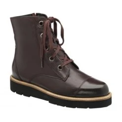 Bordo Leather Ennis Zip-Up Ankle Boots | Ravel
