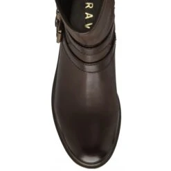 Brown Leather Nell Zip-Up Mid-Calf Boots | Ravel -Shoes Sale Store brown leather nell zip up mid calf boots ravel p1557 9673 medium