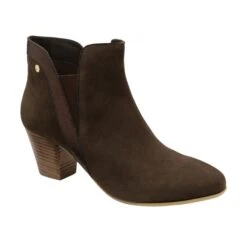 Brown Suede Narin Ankle Boots | Ravel
