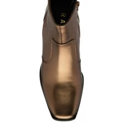 Copper Foil Leather Louth Heeled Ankle Boots | Ravel -Shoes Sale Store copper foil leather louth heeled ankle boots ravel p1750 10285 medium