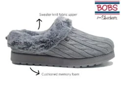 Skechers Keepsakes Ice Angel Slippers Ladies Slippers Size 3 4 5 6 7 8 NEW Grey -Shoes Sale Store f01293lf3