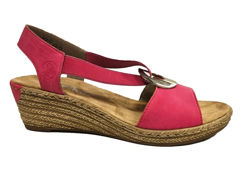 Rieker Wedge Sandals Womens Slip On Espadrille Wedges Size 3 4 5 6 7 8 3 Rieker Wedge Sandals Womens Slip On Espadrille Wedges Size 3 4 5 6 7 8
