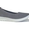 Ladies Trainer Pumps Womens Grey Slip On Trainer Pumps Shoes Size 3 4 5 6 7 8 -Shoes Sale Store f01673f