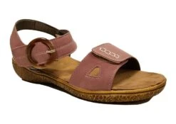 Dr Keller Summer Sandals Fastening Strap Womens Summer Mules Size 3 4 5 6 7 8 Pink