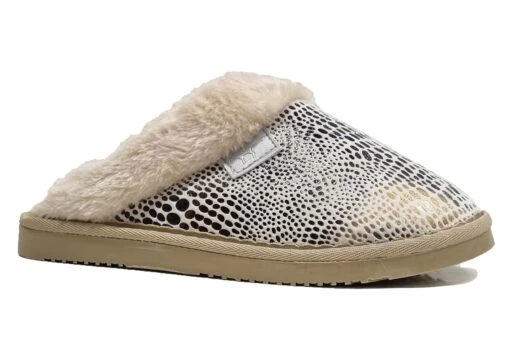 Jo & Joe Women's Clog Slippers Ladies Faux Fur Slippers Size 3 4 5 6 7 8 XMAS GIFT -Shoes Sale Store f01891crm