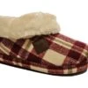 Ladies Slippers Womens Fleece Lined Slipper Booties Size 3 4 5 6 7 8 Cherry -Shoes Sale Store f01892bd