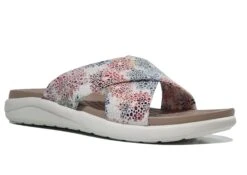 Jo & Joe Splash Summer Sandals Womens Slip On Summer Mules Size 3 4 5 6 7 8 White