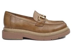 Marco Tozzi Loafers Womens Platform Loafer Shoes Slip On Shoes Size 3 4 5 6 7 8 Brown -Shoes Sale Store f01927b2