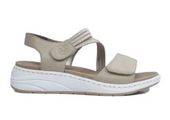 Rieker Low Wedge Sandals Womens Summer Comfort Sandals Size 3 4 5 6 7 8 Nude -Shoes Sale Store f10020be2