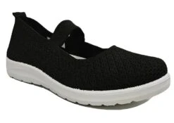 Dr Keller Slip On Shoes Womens Stretch Pumps Lightweight Shoes Size 3 4 5 6 7 8 Black