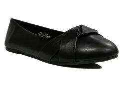 Krush Casual Pumps Womens Slip On Shoes Womens School Shoes Office Shoes Size 3 4 5 6 7 8 Black