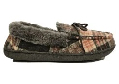 Jo & Joe Slippers Ladies Moccasin Slippers Wool Lined House Shoes Size 3 4 5 6 7 8