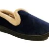 Jo & Joe Slippers Womens Slip On Slippers Warm Lined House Shoes Size 3 4 5 6 7 8 Navy -Shoes Sale Store f10178nvy
