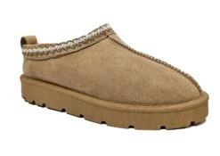 Truffle Mini Mules Womens Slip On Fashion House Shoes Size 3 4 5 6 7 8 Beige