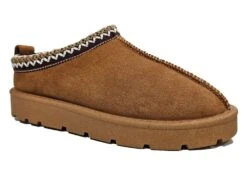 Truffle Mini Mules Womens Slip On Fashion House Shoes Size 3 4 5 6 7 8 Tan