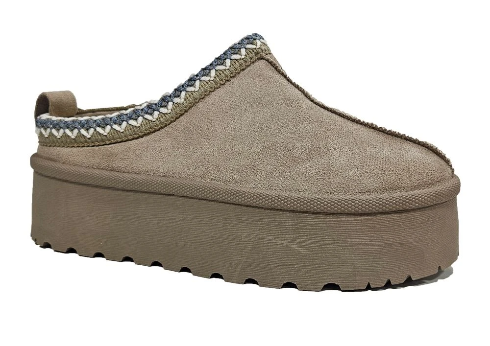 Grey Platform Mini Cosy Hugg Slippers Shoes Mules Ladies Trending Tik Tok Size 3 4 5 6 7 8 4 Grey Platform Mini Cosy Hugg Slippers Shoes Mules Ladies Trending Tik Tok Size 3 4 5 6 7 8 - Image 2