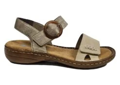 Rieker Summer Sandals Womens Low Wedge Sandals Holiday Shop Size 3 4 5 6 7 8 -Shoes Sale Store f10367be2