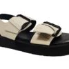 Womens Fashion Sliders Ladies Slip On Buckle Sandals Holiday Shop Size 3 4 5 6 7 8 -Shoes Sale Store f10387ga