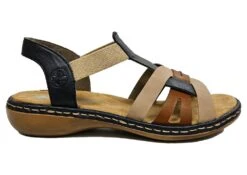 Rieker Sandals Womens Stretch Comfort Sandals Holiday Shop Size 3 4 5 6 7 8 -Shoes Sale Store f10388c2