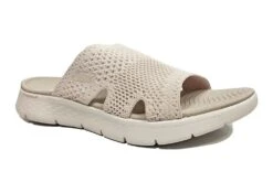 Skechers Go Walk Elation Sandals Womens Comfort Sliders Holiday Shop Size 3 4 5 6 7 8 -Shoes Sale Store f10403nat
