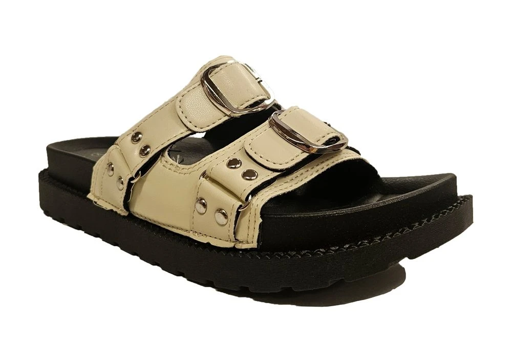 Ladies Fashion Sliders Studded Sandals Womens Pool Sliders Holiday Shop UK Size 3 Ladies Fashion Sliders Studded Sandals Womens Pool Sliders Holiday Shop UK Size