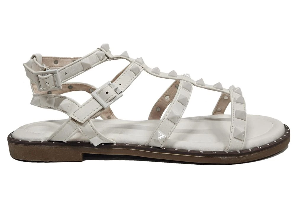 Ladies Studded Fashion Sandals Womens Holiday Shop Studded Sandals Size 3 4 5 6 7 8 4 Ladies Studded Fashion Sandals Womens Holiday Shop Studded Sandals Size 3 4 5 6 7 8 - Image 2