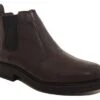 Gents Roamers Brown Leather Classic Comfort Chelsea Ankle Work Boots -Shoes Sale Store g10065db