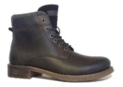 Roamers Mens Brown Waxy Leather Boots Mens Ankle Boots Shoe Size 7 8 9 10 11 12