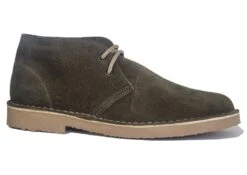 Roamers Desert Boots Mens Suede Leather Chukka Boots Shoe Size 7 8 9 10 11 12 Khaki