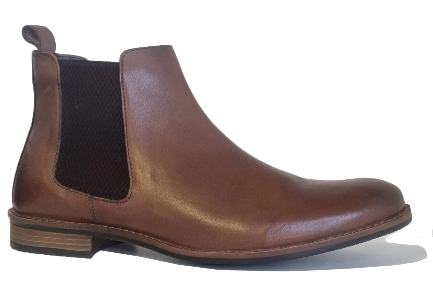 Roamers Mens Leather Chelsea Boots Mens Formal Boots Shoe Size 7 8 9 10 11 12 4 Roamers Mens Leather Chelsea Boots Mens Formal Boots Shoe Size 7 8 9 10 11 12 - Image 2