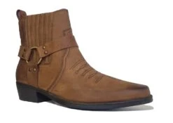 Wrangler Western Boots Mens Leather Cowboy Boots Size 7 8 9 10 11 12 NEW