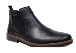 Rieker Fleece Lined Chelsea Boots Mens Low Heel Chelsea Ankle Boot Size 7 8 9 10 11 12