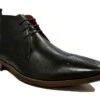 Roamers Low Heel Brogue Boots Mens Brogue Boots Ankle Boots Size 7 8 9 10 11 12 Black -Shoes Sale Store g10401a