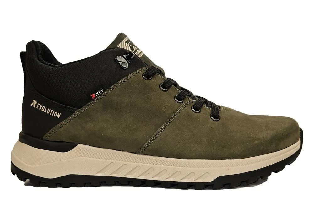 Rieker Evolution Hi Top Trainers Mens Lightweight Walking Trainers Size 7 8 9 10 11 12 Green 4 Rieker Evolution Hi Top Trainers Mens Lightweight Walking Trainers Size 7 8 9 10 11 12 Green - Image 2