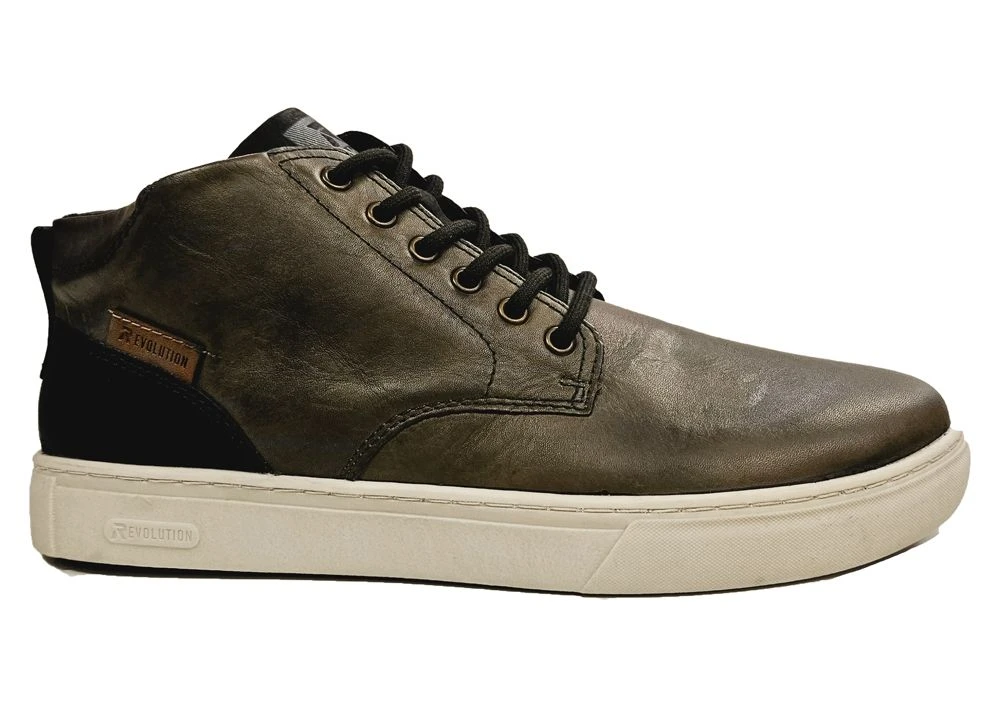 Rieker Evolution Hi Top Trainers Mens Casual Walking Trainers Size 7 8 9 10 11 12 Green 4 Rieker Evolution Hi Top Trainers Mens Casual Walking Trainers Size 7 8 9 10 11 12 Green - Image 2