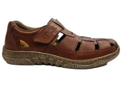 Rieker Extra Wide Sandals Mens Leather Wide Fit Summer Shoes Size 7 8 9 10 11 12