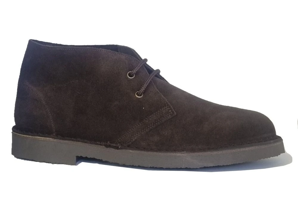 Roamers Desert Boots Mens Suede Desert Boots Shoe Size 7 8 9 10 11 12 Brown 4 Roamers Desert Boots Mens Suede Desert Boots Shoe Size 7 8 9 10 11 12 Brown - Image 2
