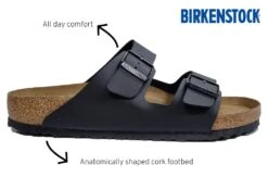 Birkenstock Arizona Sandal Mens Black Buckle Summer Footbed Sandals Size 7 8 9 10 11 12 Black -Shoes Sale Store g1660a3