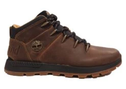 Timberland Sprint Trekker Boots Mens Leather Lace Up Trainer Boots Size 7 8 9 10 11 12 Brown
