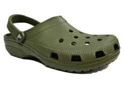 Crocs Classic Cayman Clogs Mens Summer Clogs Pool Shoes Size 7 8 9 10 11 12 Green