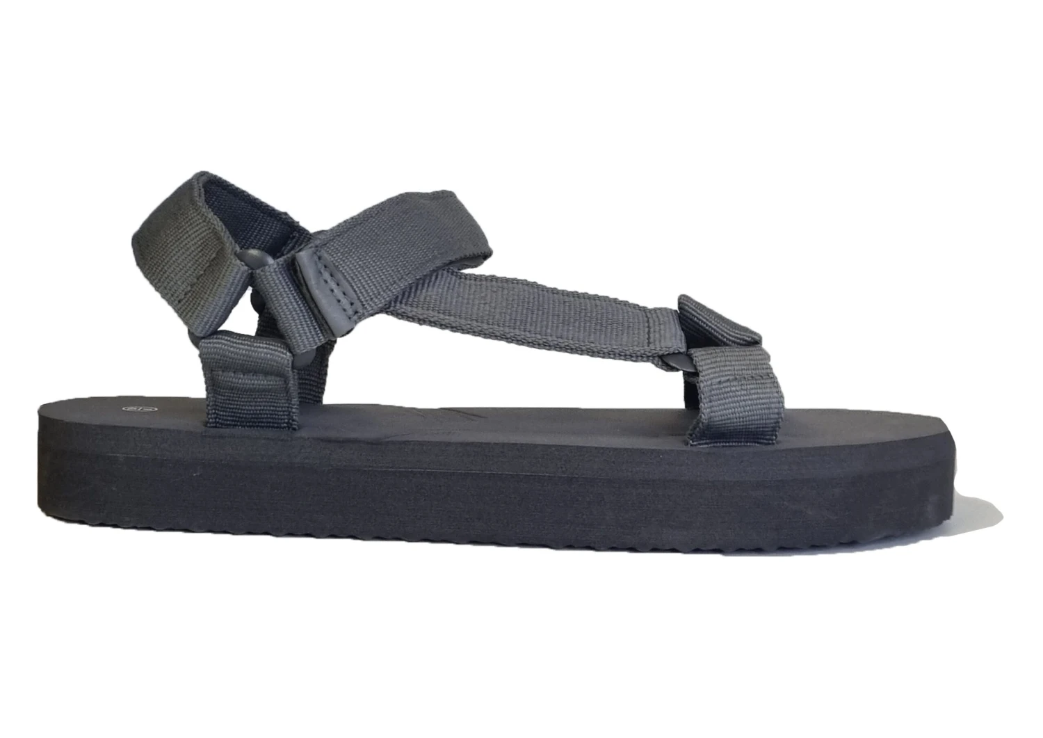 Mens Sandals Flip Flops Grey Summer Shoes Beach Gym Pool Easy Size UK 4 Mens Sandals Flip Flops Grey Summer Shoes Beach Gym Pool Easy Size UK - Image 2